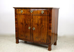 19TH CENTURY, AUSTRIA, NUTWOOD COMM0DE, BIEDERMEIER, HALF CABINET