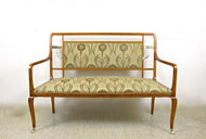 20TH CENTURY, AUSTRIA, ART NOUVEAU SALON SUITE, BRASS ELEMENTS