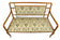 20TH CENTURY, AUSTRIA, ART NOUVEAU SALON SUITE, BRASS ELEMENTS