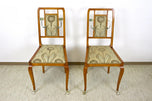 20TH CENTURY, AUSTRIA, ART NOUVEAU SALON SUITE, BRASS ELEMENTS