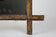 19TH CENTURY, AUSTRIA, RUSTIC TRAMP ART WALL MIRROR, HANDCARVED, CIRCA 1870