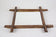 19TH CENTURY, AUSTRIA, RUSTIC TRAMP ART WALL MIRROR, HANDCARVED, CIRCA 1870