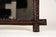 19TH CENTURY, AUSTRIA, TRAMP ART, RUSTIC WALL MIRROR, NOTCH CUT