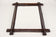 19TH CENTURY, AUSTRIA, TRAMP ART, RUSTIC WALL MIRROR, NOTCH CUT