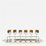 ART NOUVEAU, GILT, LIQUOR SET, WMF, GERMANY, 1910