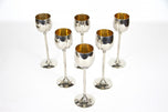 ART NOUVEAU, GILT, LIQUOR SET, WMF, GERMANY, 1910
