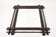19TH CENTURY, AUSTRIA, RUSTIC BLACK FOREST MIRROR, HAND CARVED, CIRCA 1880