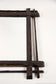 19TH CENTURY, AUSTRIA, RUSTIC BLACK FOREST MIRROR, HAND CARVED, CIRCA 1880
