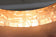 MID CENTURY, AUSTRIA, OVAL ACRYLIC WALL MIRROR, ILLUMINATED, 1970