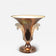 20TH CENTURY, FRANCE, ART DECO, COPPER TABLE LAMP, LALIQUE GLASS