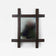 19TH CENTURY, AUSTRIA, TRAMP ART, WALL MIRROR, HAND CARVED