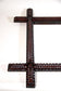 19TH CENTURY, AUSTRIA, TRAMP ART, WALL MIRROR, HAND CARVED