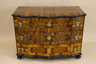 18TH CENTURY, AUSTRIA, BAROQUE CHEST OF DRAWERS, MARQUETRY