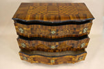 18TH CENTURY, AUSTRIA, BAROQUE CHEST OF DRAWERS, MARQUETRY