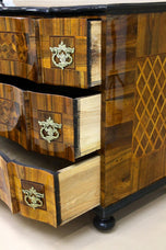 18TH CENTURY, AUSTRIA, BAROQUE CHEST OF DRAWERS, MARQUETRY