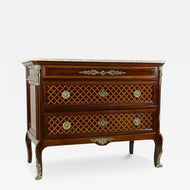 19TH CENTURY, FRANCE, MARQUETRY CHEST OF DRAWERS, MAHOGANY, CIRCA 1870