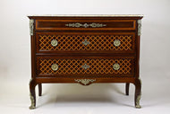 19TH CENTURY, FRANCE, MARQUETRY CHEST OF DRAWERS, MAHOGANY, CIRCA 1870