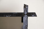 19TH CENTURY, AUSTRIA, BLACK FOREST, BASSWOOD, WALL MIRROR