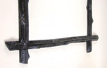 19TH CENTURY, AUSTRIA, BLACK FOREST, BASSWOOD, WALL MIRROR