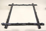 19TH CENTURY, AUSTRIA, BLACK FOREST, BASSWOOD, WALL MIRROR