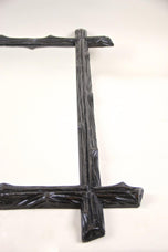 19TH CENTURY, AUSTRIA, BLACK FOREST, BASSWOOD, WALL MIRROR