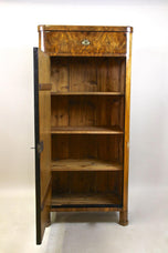 19TH CENTURY, AUSTRIA, BIEDERMEIER CABINET, NUTWOOD