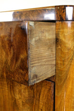 19TH CENTURY, AUSTRIA, BIEDERMEIER CABINET, NUTWOOD