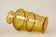 20TH CENTURY, CZECH REPUBLIC, ART DECO GLASS DECANTER SET, AMBER COLORED, GILT, 1920