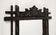 19TH CENTURY, AUSTRIA, BLACK FOREST WALL MIRROR, RUSTIC, COAT OF ARMS