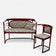 20TH CENTURY, AUSTRIA, ART NOUVEAU, BENTWOOD SEATING SET