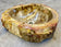 PETRIFIED WOOD SINK, BEIGE, BROWN, YELLOW