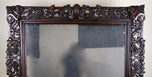 20TH CENTURY, AUSTRIA, BLACK FOREST WALL MIRROR, HAND CARVED, 1919