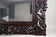 20TH CENTURY, AUSTRIA, BLACK FOREST WALL MIRROR, HAND CARVED, 1919