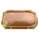 20TH CENTURY, ART NOUVEAU, COPPER SERVING TRAY, GILT BRASS HANDLES