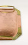 20TH CENTURY, ART NOUVEAU, COPPER SERVING TRAY, GILT BRASS HANDLES