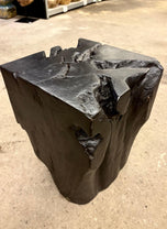 ORGANIC MODERN, INDONESIA, TEAK WOOD SIDE TABLE, STOOL, 2025