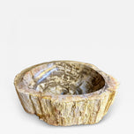 MODERN ORGANIC, PETRIFIED WOOD SINK, GREY, BROWN, BEIGE