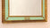 GILT,MID CENTURY,VENETIAN WALL MIRROR,TURQUOISE PATTERN,IT,CA 1960