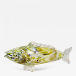 MURANO GLASS FISH SCULPTURE, MULTICOLORED, MID CENTURY, ITALY, CA. 1950