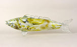 MURANO GLASS FISH SCULPTURE, MULTICOLORED, MID CENTURY, ITALY, CA. 1950