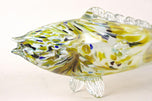 MURANO GLASS FISH SCULPTURE, MULTICOLORED, MID CENTURY, ITALY, CA. 1950