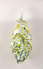 MURANO GLASS FISH SCULPTURE, MULTICOLORED, MID CENTURY, ITALY, CA. 1950