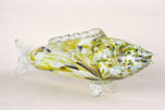 MURANO GLASS FISH SCULPTURE, MULTICOLORED, MID CENTURY, ITALY, CA. 1950