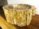 PETRIFIED WOOD SINK, MODERN ORGANIC, GREY, BROWN, BEIGE