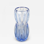 20TH CENTURY, AUSTRIA, BLUE ART DECO GLASS VASE, 1920
