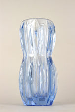 20TH CENTURY, AUSTRIA, BLUE ART DECO GLASS VASE, 1920