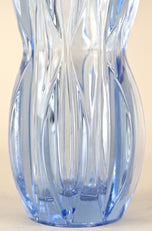 20TH CENTURY, AUSTRIA, BLUE ART DECO GLASS VASE, 1920