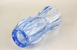 20TH CENTURY, AUSTRIA, BLUE ART DECO GLASS VASE, 1920