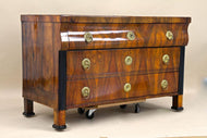19TH CENTURY, AUSTRIA, BIEDERMEIER, CHEST OF DRAWERS, HAND-POLISHED