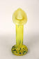 20TH CENTURY, BOHEMIAN GLASS, YELLOW ART NOUVEAU VASE, CZ, CA 1910